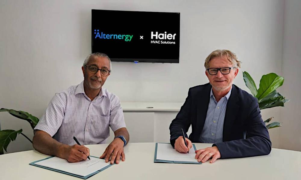 Alternergy and Haier HVAC Announce UK Solar & Storage Partnership 