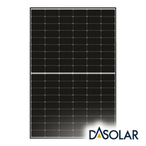 DAS Solar 430W N-Type TOPCon Bifacial, Dual Glass, Black Frame, DAS-DH108NA-430W | Alternergy