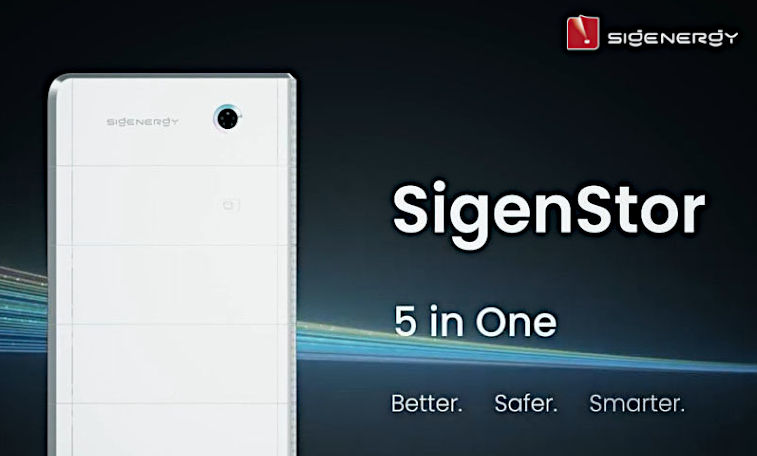 SigenStor by Sigenergy - Enjoy Green Energy