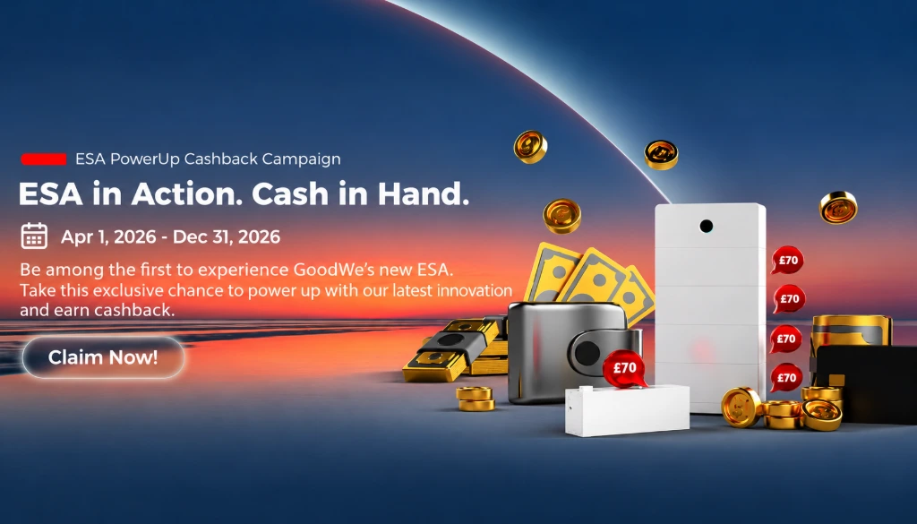 GoodWe ESA PowerUp Cashback Campaign| Alternergy