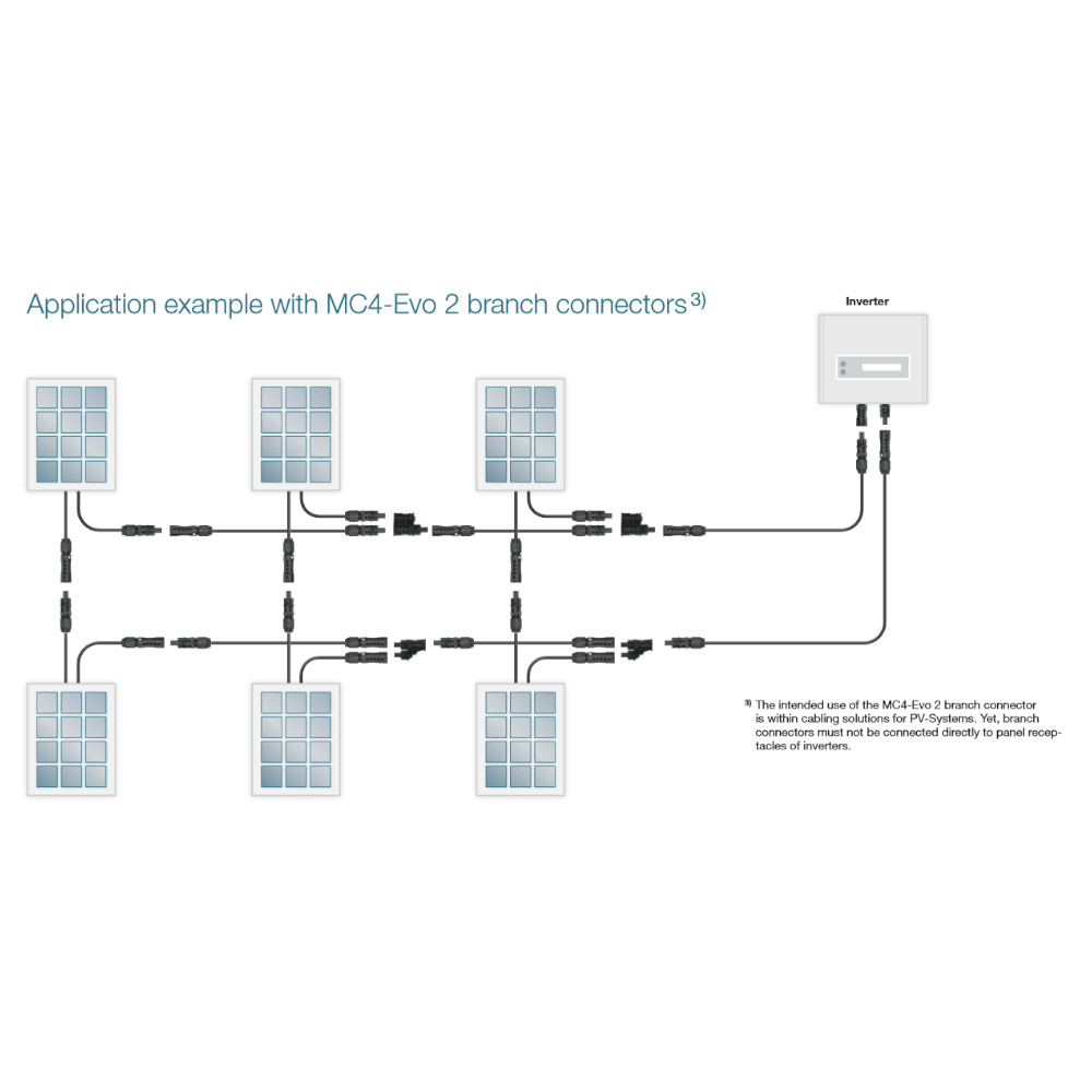 Staubli MC4-Evo 2 Male Branch Connector (4-6mm²) - Image 3