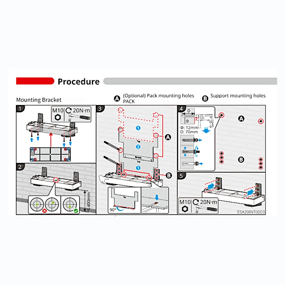 GoodWe Wall mount for ESA Bracket-2.webp
