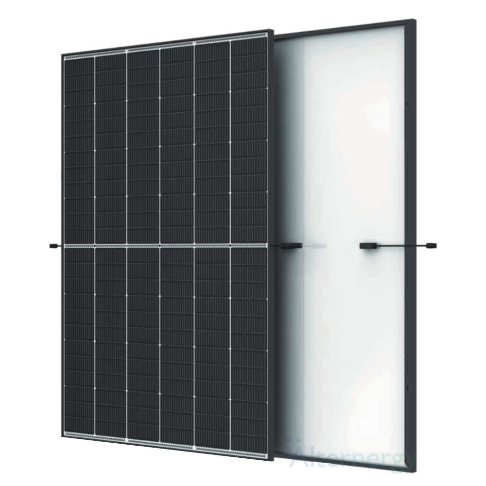 Trina Solar 450W Vertex S+ N-Type TOPCon Monofacial, Dual Glass, Black Frame - Image 2