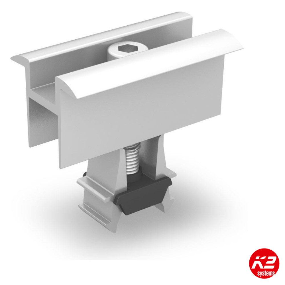 K2 Universal Mid Clamp One SILVER 30-42mm