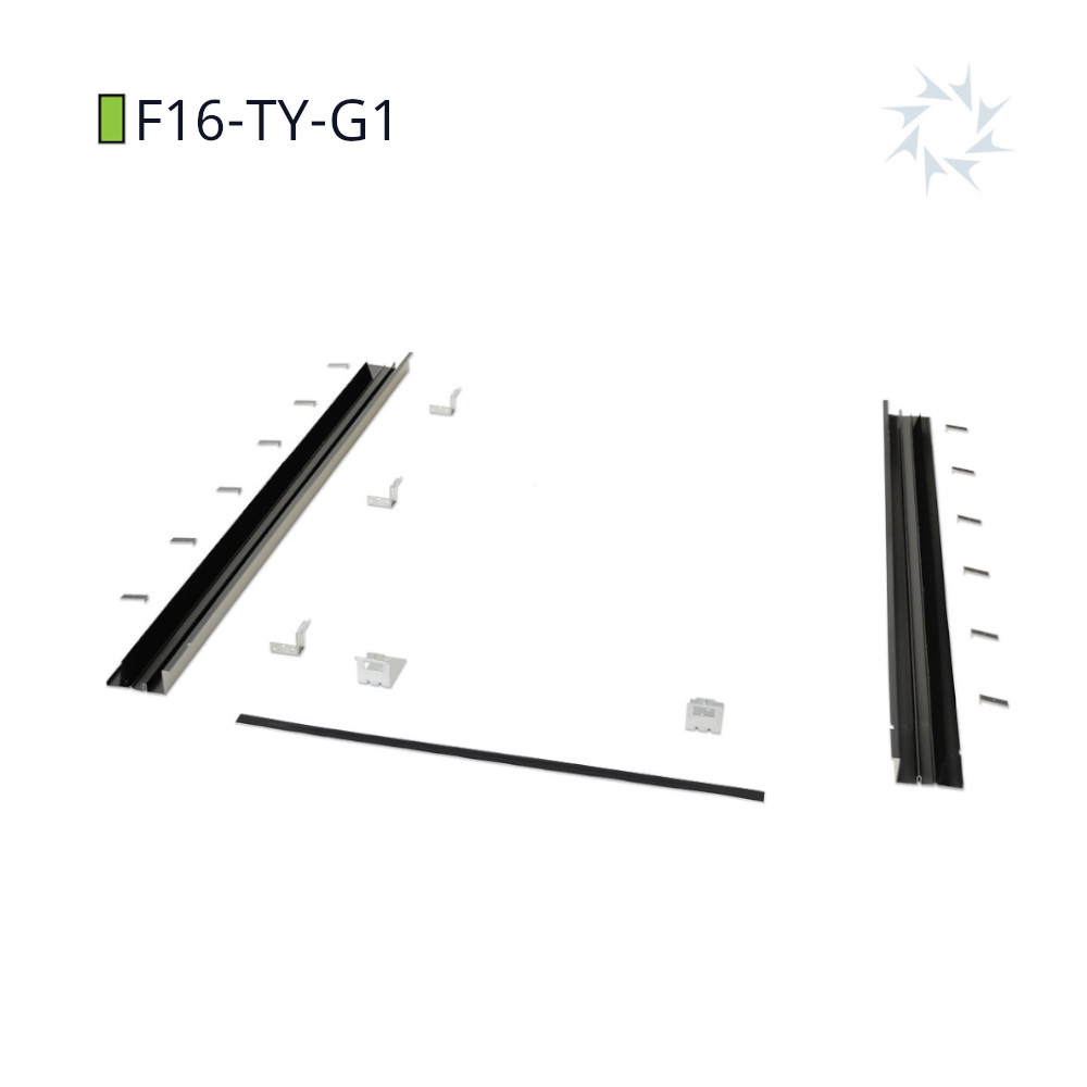 [F16-TY-G1] Viridian Clearline Fusion G1 portrait roofing kit, Row