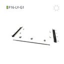 Viridian Clearline Fusion G1 landscape roofing kit, Row