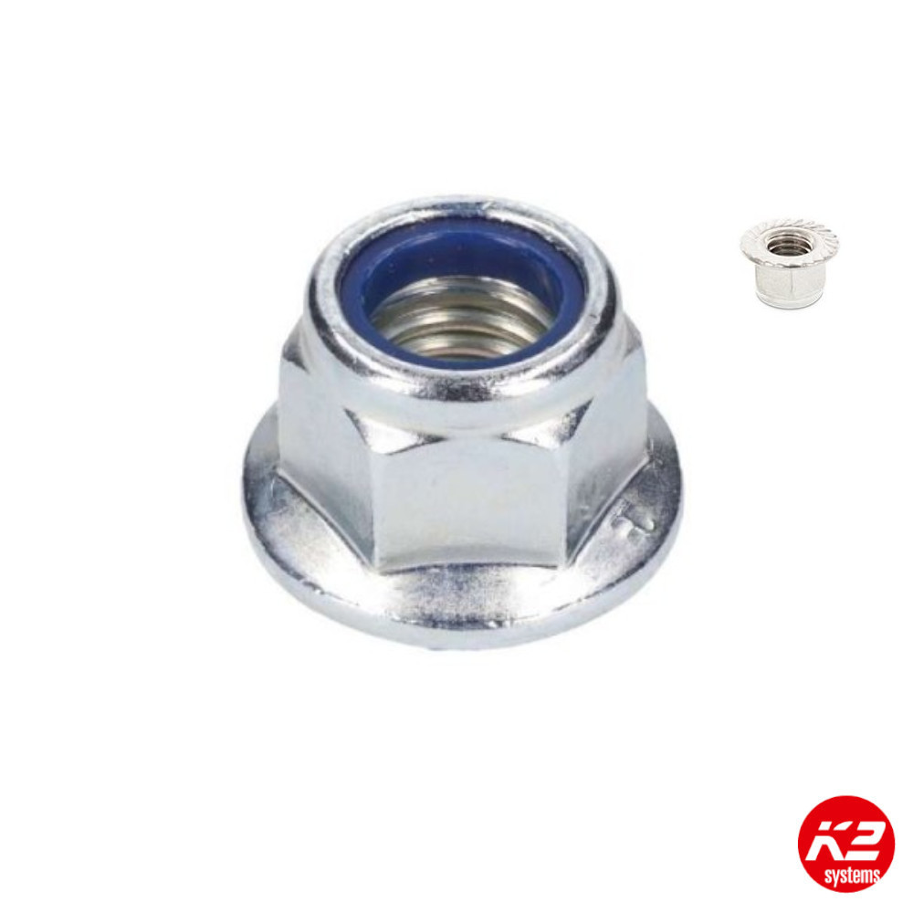 [2002744] K2 Self-locking hexagon flange nut serration M8