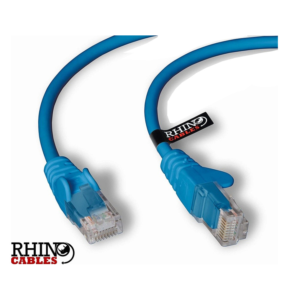 [Rhino Cat6 Blue Cable 1m] Rhino Blue Cat6 Network Cables - 1m Cable