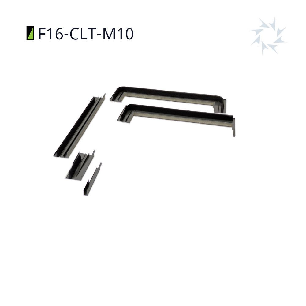 [F16-CLT-M10] Viridian Clearline Fusion M10 portrait corner conversion kit, Left Top Corner