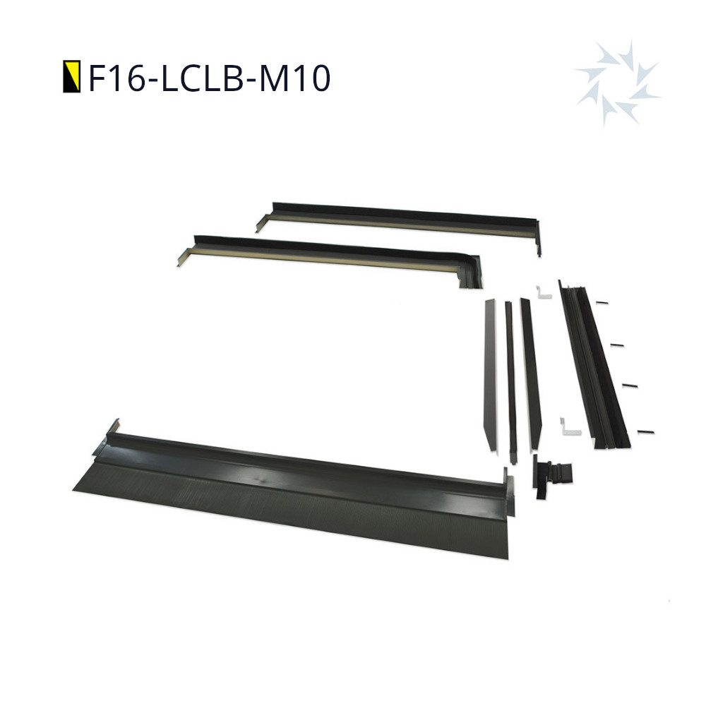 [F16-LCLB-M10] Viridian Clearline Fusion M10 landscape corner conversion kit, Left Bottom Corner (Centre Panel)