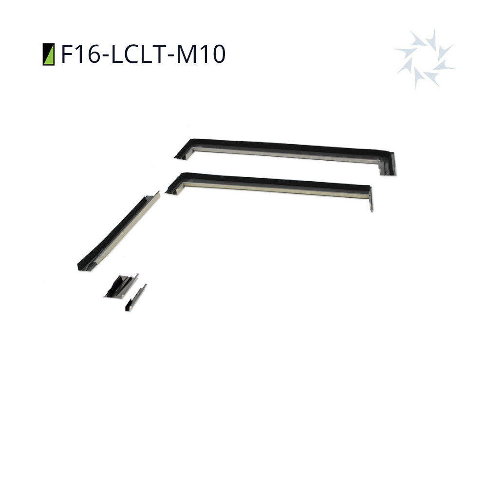 [F16-LCLT-M10] Viridian Clearline Fusion M10 landscape corner conversion kit, Left Top Corner