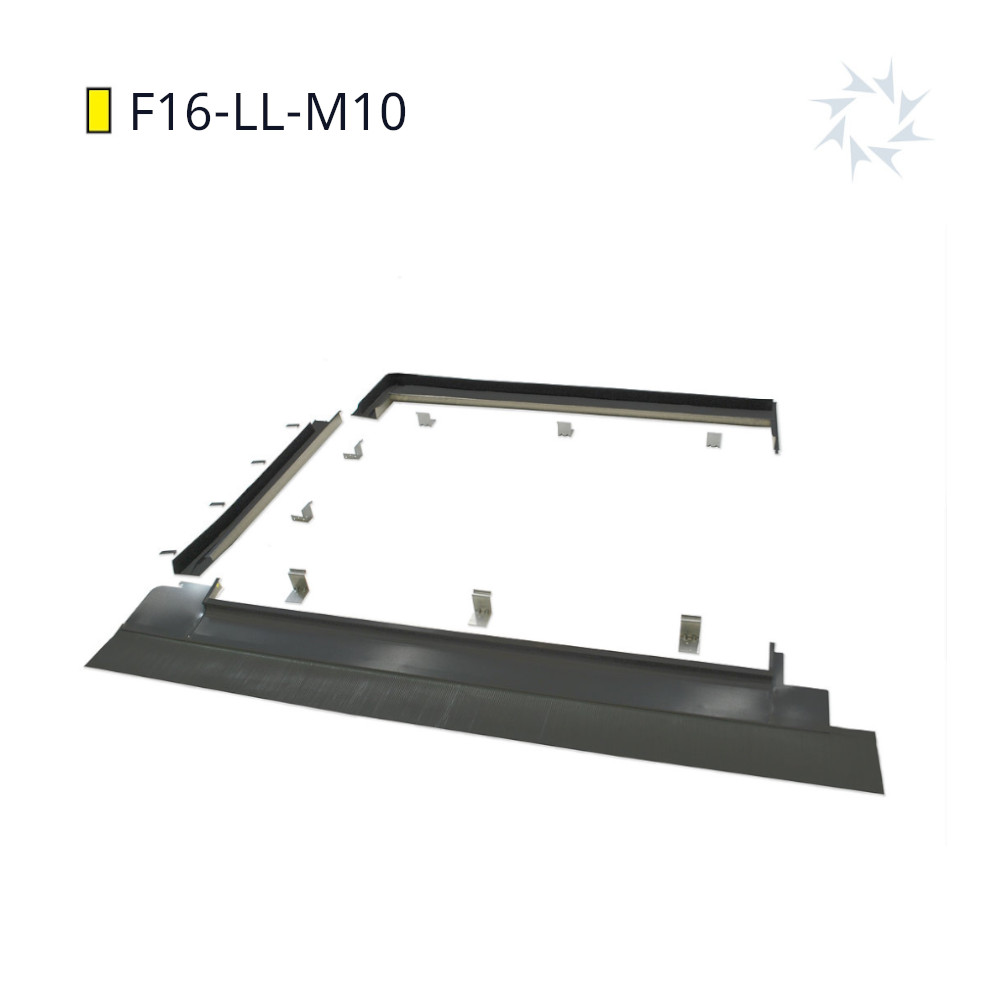 [F16-LL-M10] Viridian Clearline Fusion M10 landscape roofing kit, Left