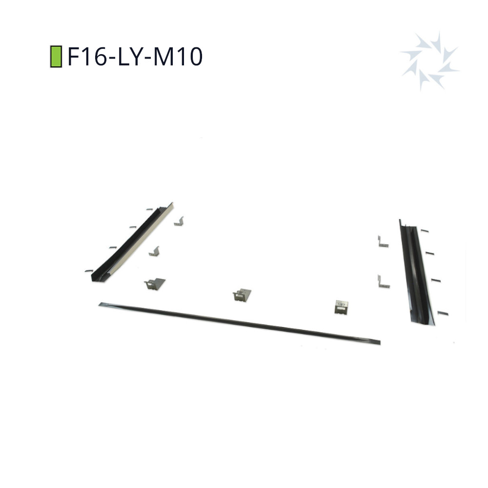 [F16-LY-M10] Viridian Clearline Fusion M10 landscape roofing kit, Row