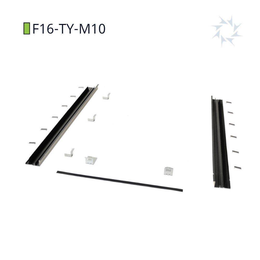 [F16-TY-M10] Viridian Clearline Fusion M10 portrait roofing kit, Row