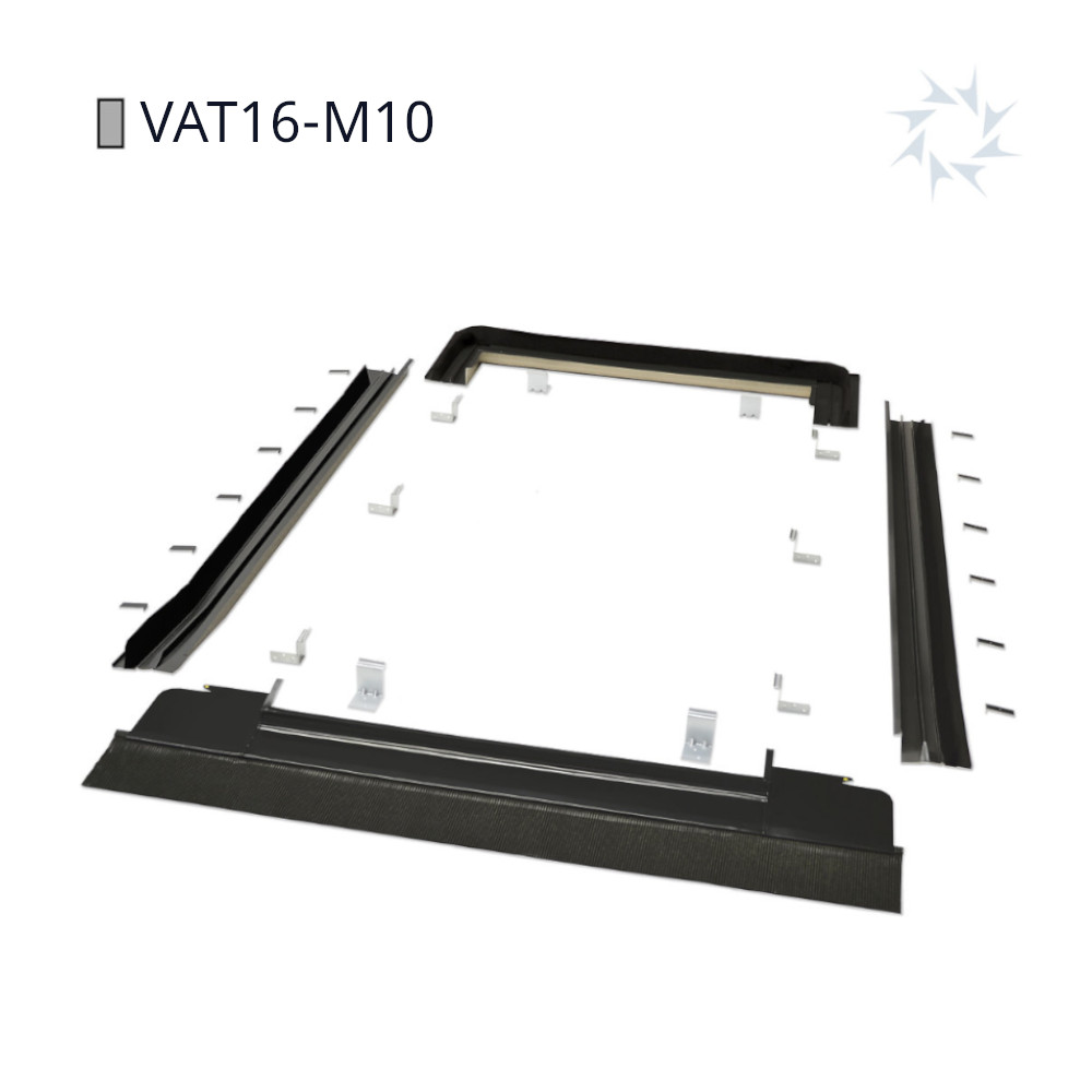 [VAT16-M10] Viridian Clearline Fusion M10 portrait roofing kit, Single Panel
