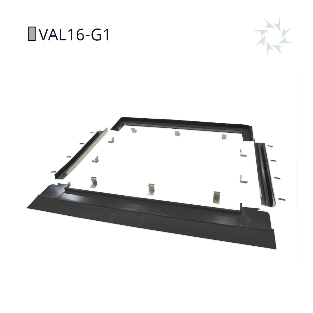 [VAL16-G1] Viridian Clearline Fusion G1 landscape roofing kit, single panel