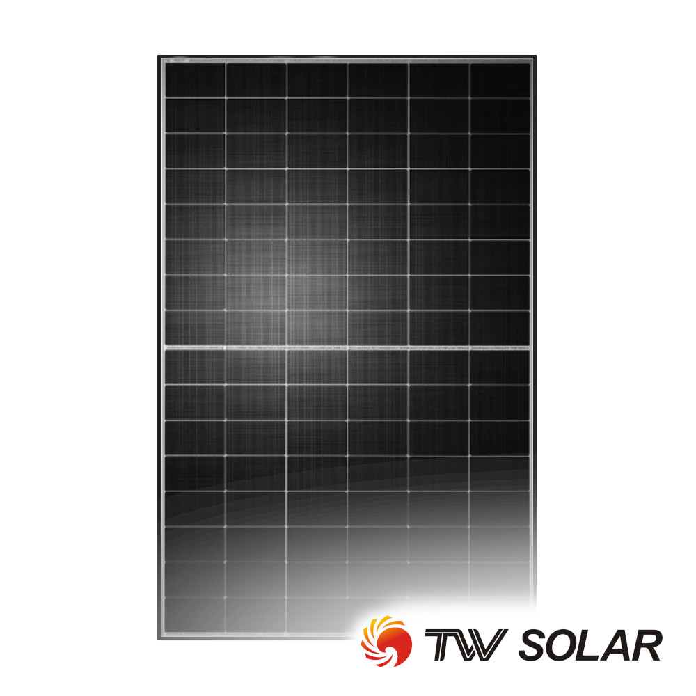 [TWMNH-48HD-455] Tongwei Solar 455W TNC 1.0 N-Type Bifacial, Dual Glass, Black Frame