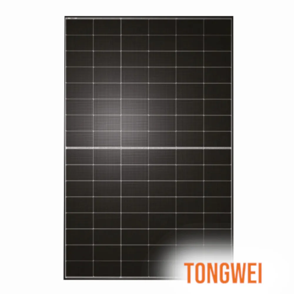 [TWMNH-48HD-455] Tongwei Solar 455W TNC 1.0 N-Type Bifacial, Dual Glass, Black Frame