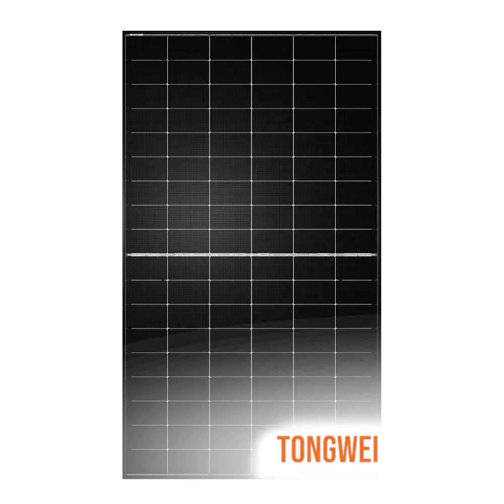[TWMNH-54HD-500] Tongwei Solar 500W N-Type Bifacial Dual Glass, Black Frame