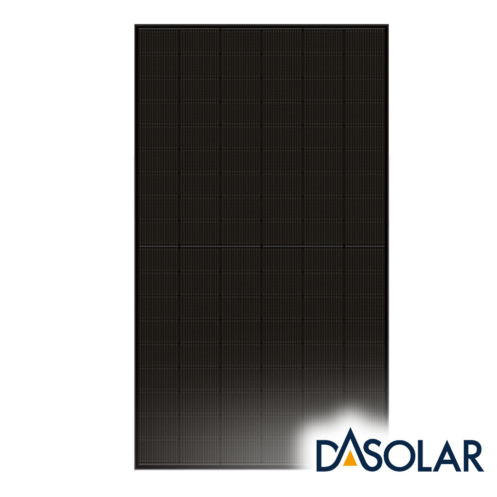 [DAS-DH108NE-500W-FB] DAS Solar 500W N-Type Bifacial Double Glass Full Black