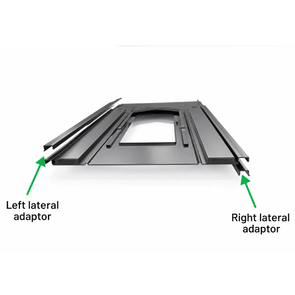 S4 Lateral Adaptors – Left & Right PV Array End Caps