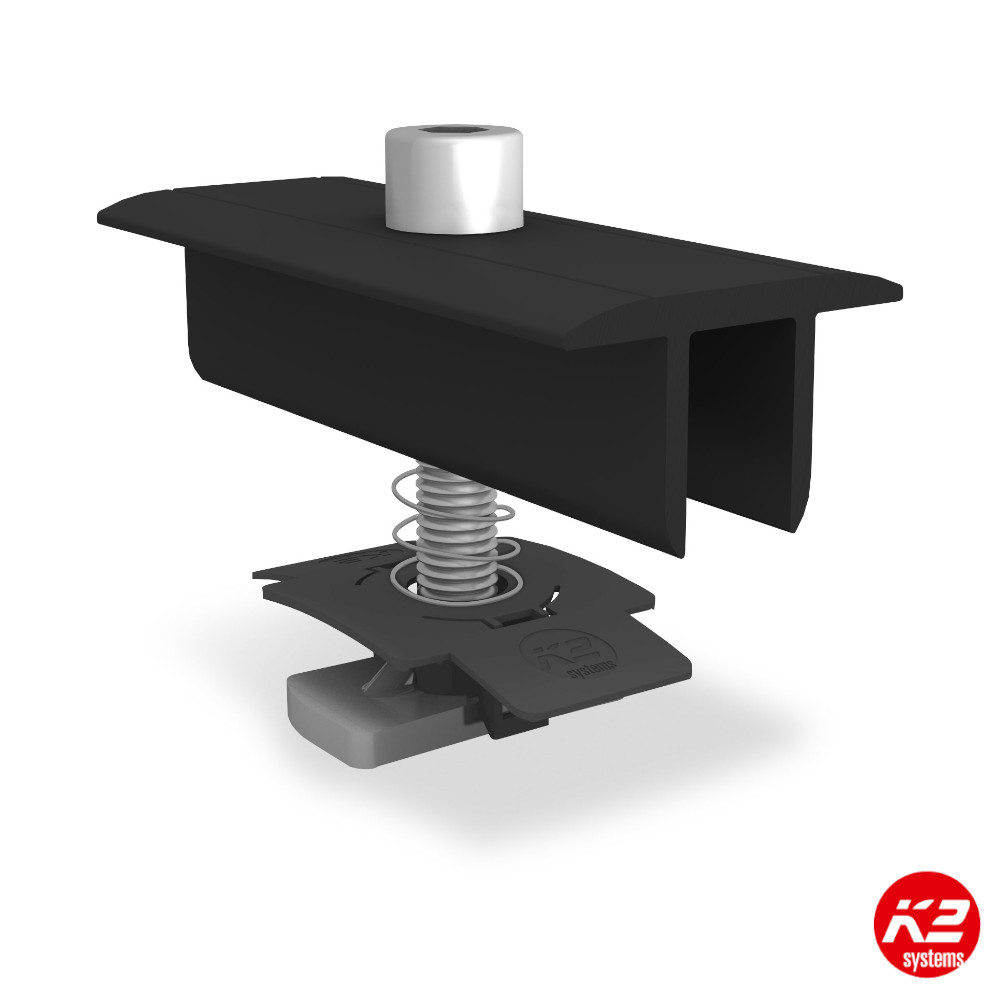 [1005158] K2 Mid Clamp XS Set Black 34-38mm