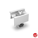 K2 Universal End Clamp One SILVER 30-42mm