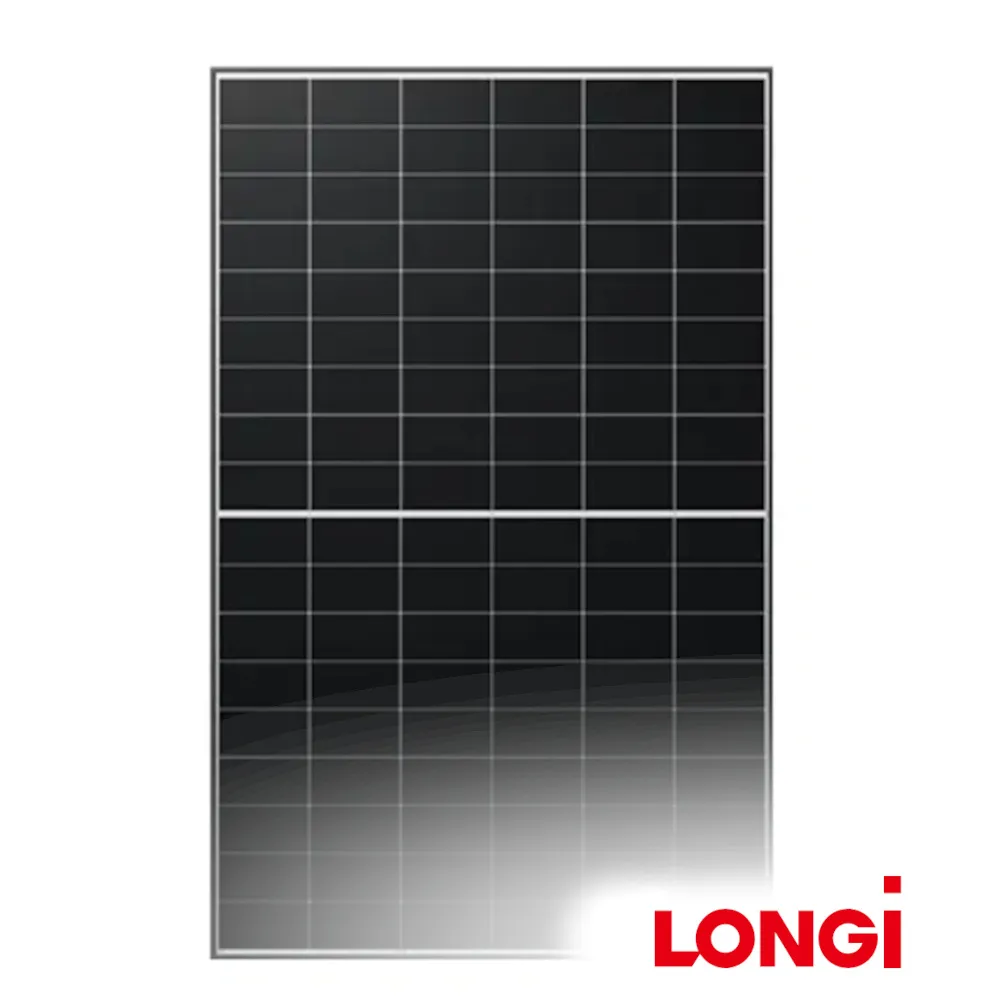 [LR7-54HVD-480M] LONGi 480W LR7-54HVD HPBC 2.0 N-Type Bifacial, Glass-Glass, Black Frame Panel