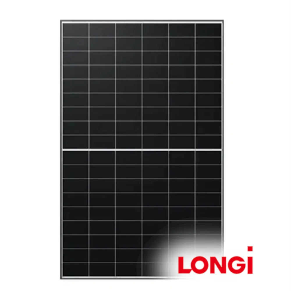 [LR7-54HVD-480M] LONGi 480W LR7-54HVD HPBC 2.0 N-Type Bifacial, Glass-Glass, Black Frame Panel