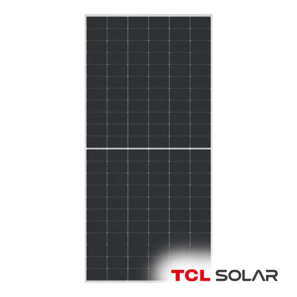 [HSM-ND66-GR-625W] TCL Solar 625W T-Class N-Type Bifacial, Dual Glass, Alu Frame Panel