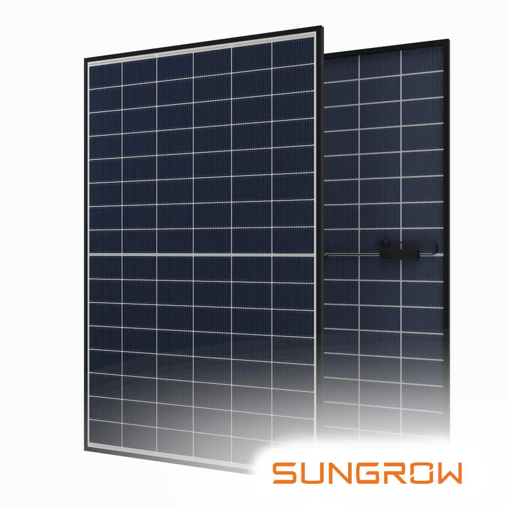 Sungrow 470W Smart Solar Panel, N-Type Bifacial Double Glass, Black Frame