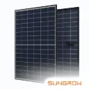 Sungrow 470W Smart Solar Panel, N-Type Bifacial Double Glass, Black Frame