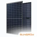 Sungrow 530W Smart Solar Panel, N-Type Bifacial Double Glass, Black Frame
