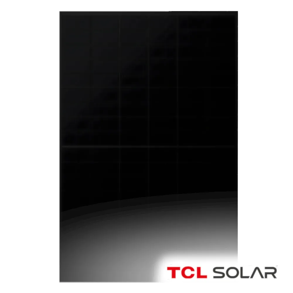 TCL Solar 485W N-Type Back-Contact, Glass-Glass, Bifacial, Full Black