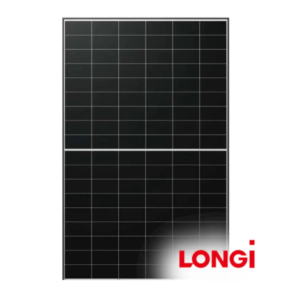 LONGi 485W LR7-54HVH Hi-MO X10 Monofacial, Back Contact, Black Frame Panel