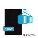 Suntech 510W Black Pro N-Type TOPCon Monofacial, Dual Glass, Full Black Panel - Full Container